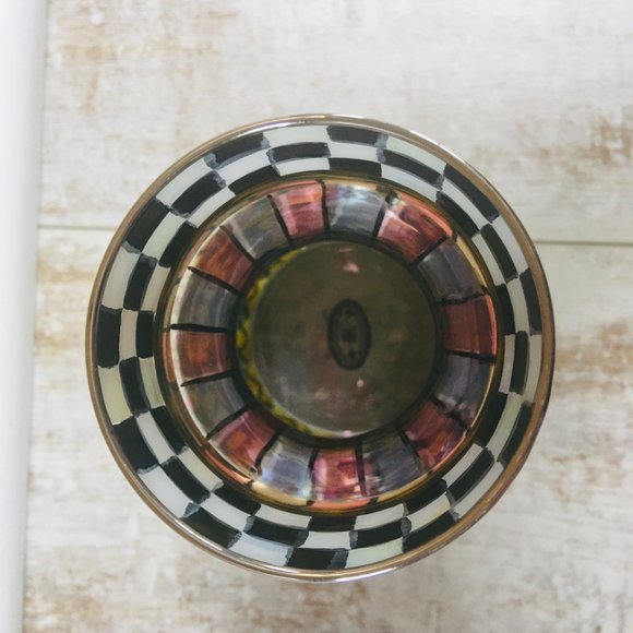 RARE Retired 1993 MacKenzie-Childs Glass Carafe/Vase - Picture 6 of 7